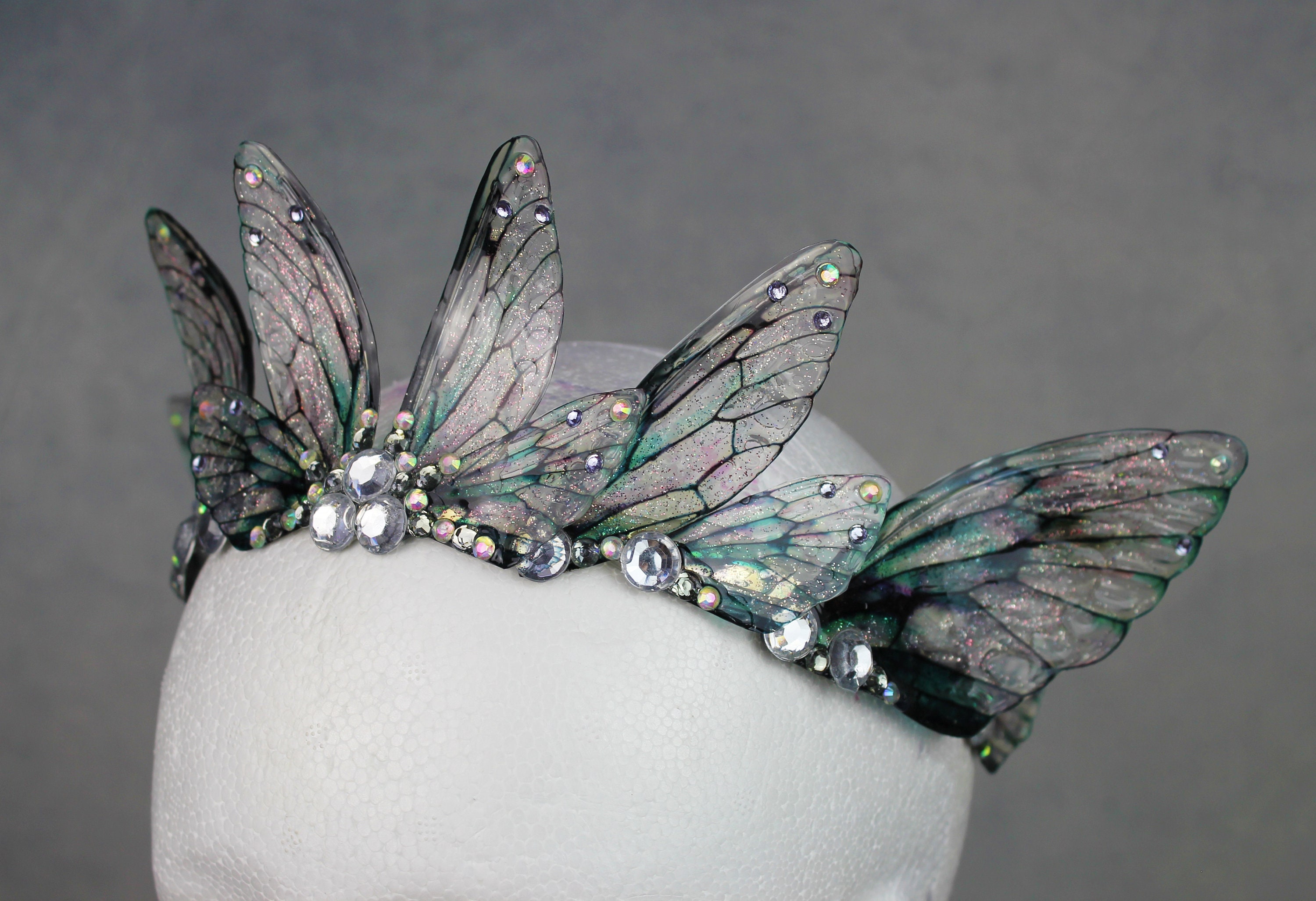 MADE TO ORDER Stunning Deep Forest Green Fairy Wing Fairy Etsy
