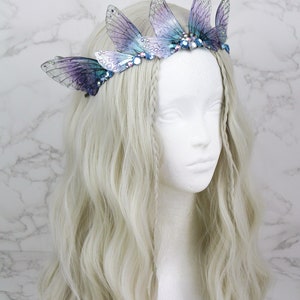 SS-G-91589 Young Purple And Blue Fairy Lying On Maldives