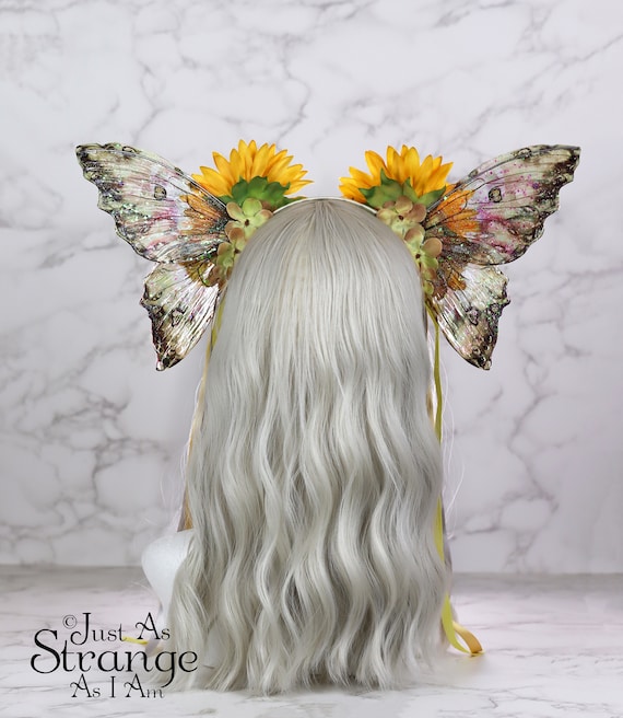 Buy Beautiful Sunflower Fairy Wing Headpiece - Fantasy  display picture 1