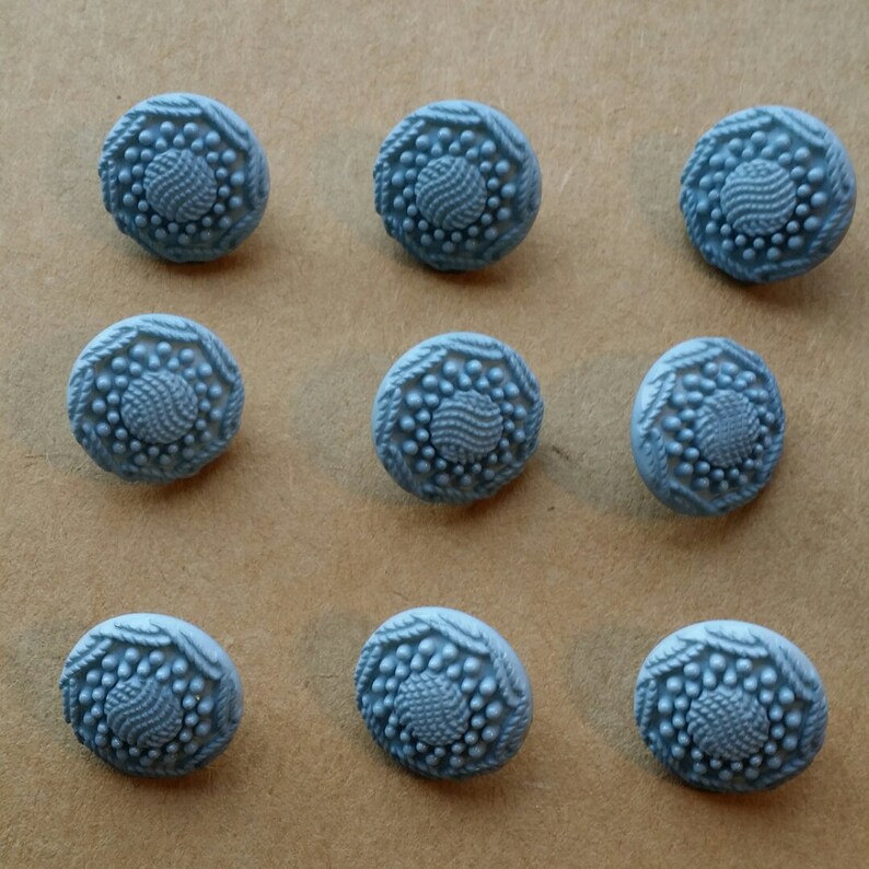 Decorative Plastic Shank Button yellow 10mm Etsy