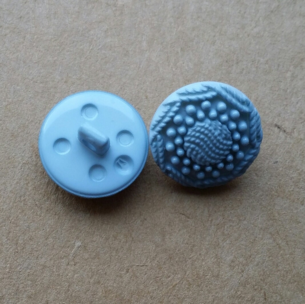 Decorative Plastic Shank Buttons blue 10mm Etsy