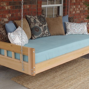 Brand New Cedar Daybed Swing in American style, Twin Size Swinging Bed with Hanging Chain or Rope - Free Shipping