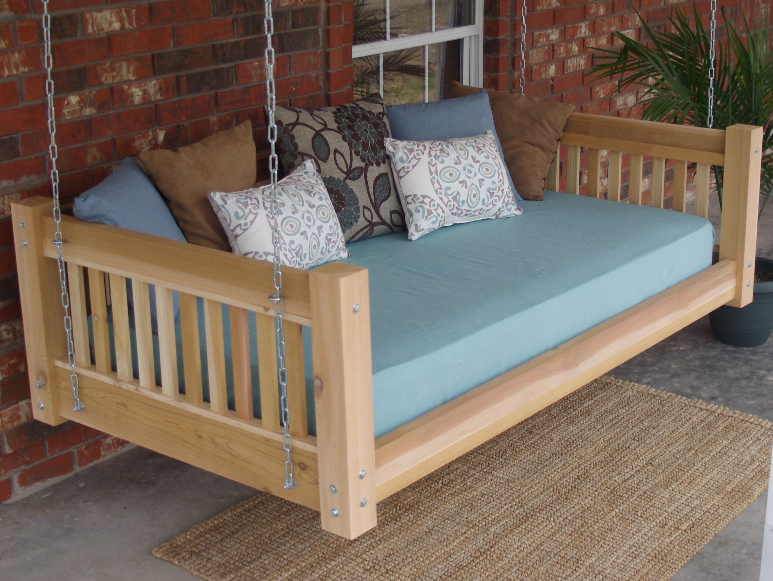 Double garden swing bed new arrivals