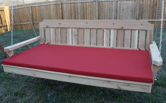 Brand New 4 Foot Victorian Swing Bed With 2 Inch Thick Seat Etsy