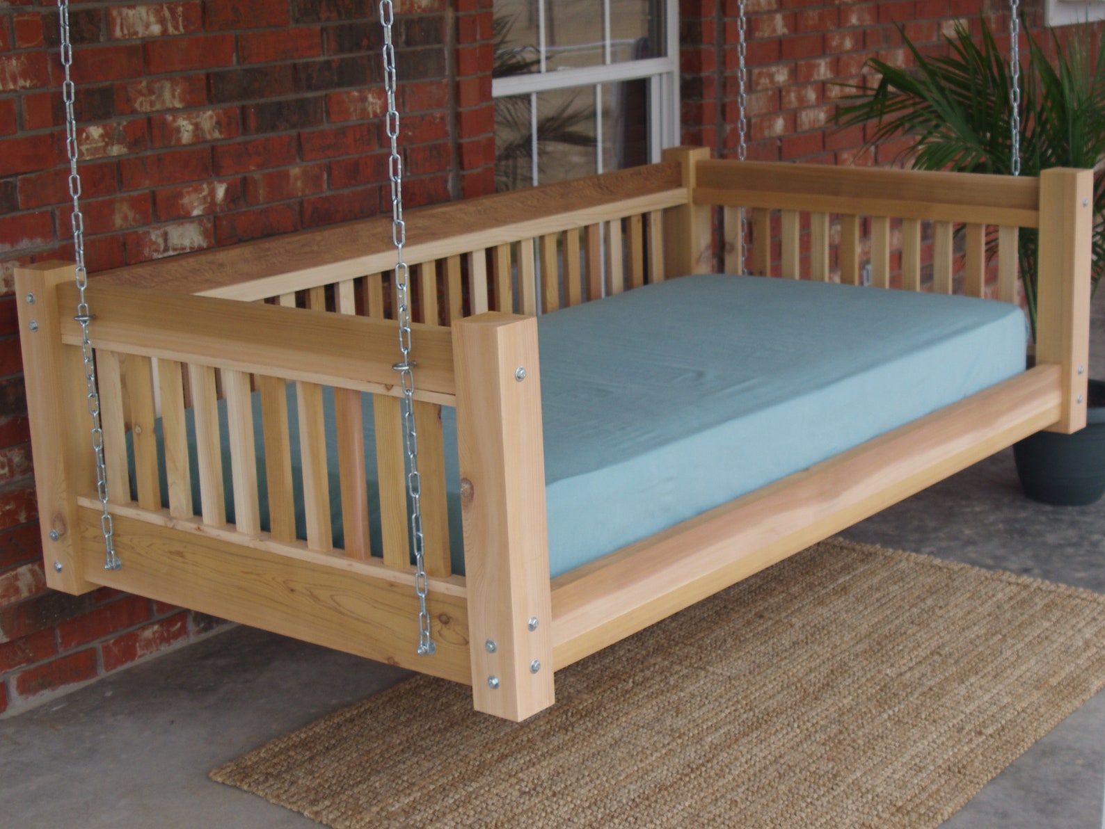 Brand New Cedar Daybed Swing in Traditional style Full Size Etsy