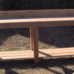 Brand New Large 8 Foot Cedar Potting Bench - Free Shipping