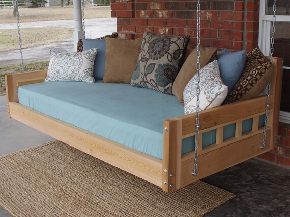 Brand New Cedar Daybed Swing In American Style Full Size Etsy