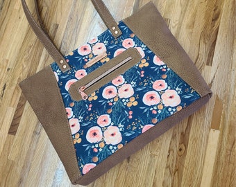 Floral Tote bag, Handbag , purse