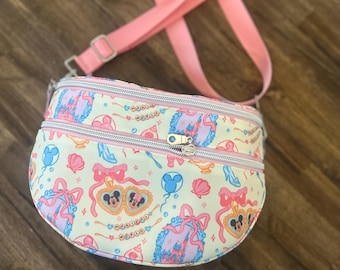 Magical castle LARGE Fanny Pack, magic kingdom, magic fanny pack, bum bag, Disney Fanny pack