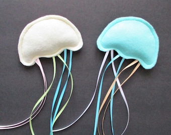 Jellyfish Felt Catnip Toy Cat Gift