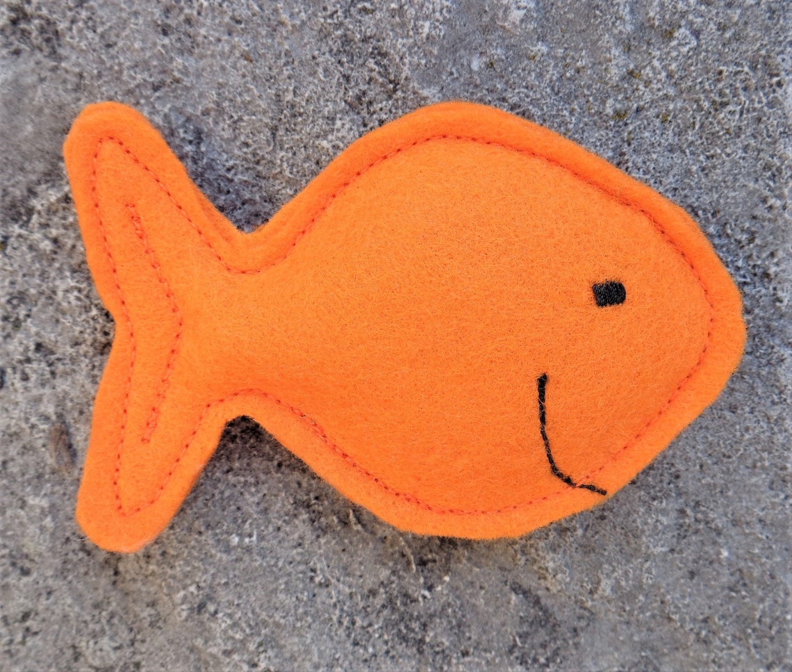 Goldfish Cat Toy Felt Catnip Toys Etsy