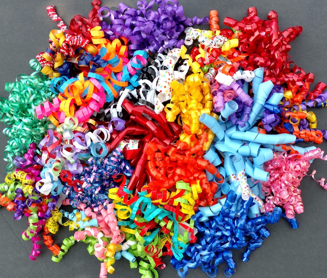 Curly Gift Bows Assorted Colors Box of 20 Etsy