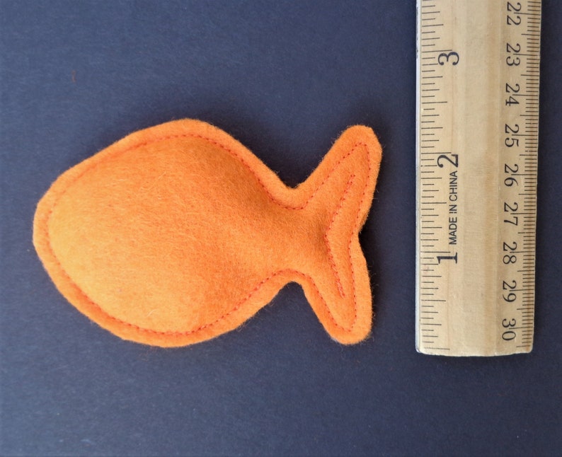 Goldfish Cat Toy Felt Catnip Toys Etsy