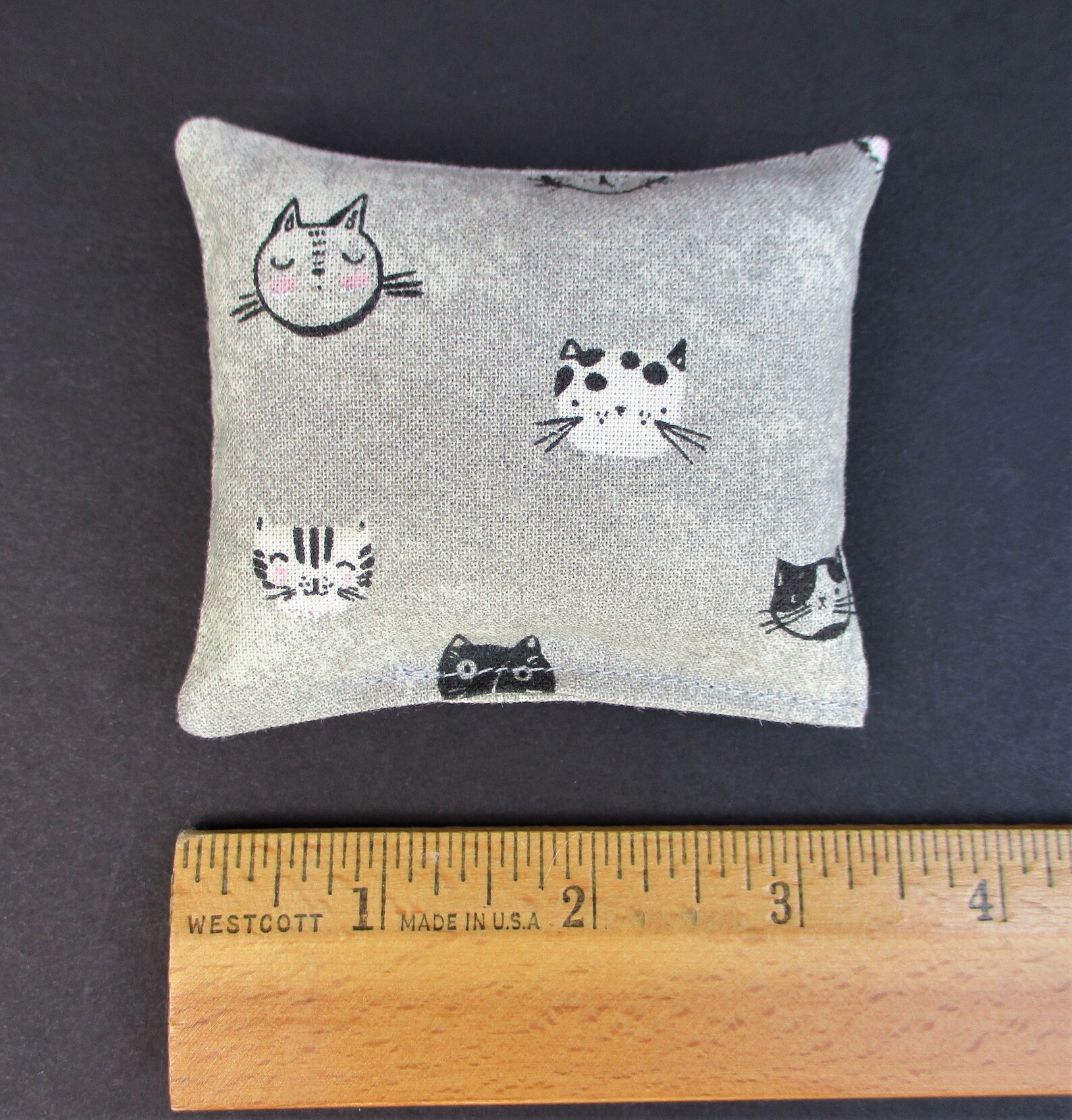 Catnip Cat Face Toy Set of 2 - Etsy