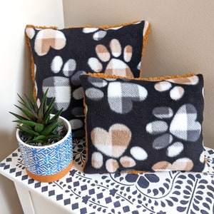 Paw Print Pet Pillow Gift for Cat