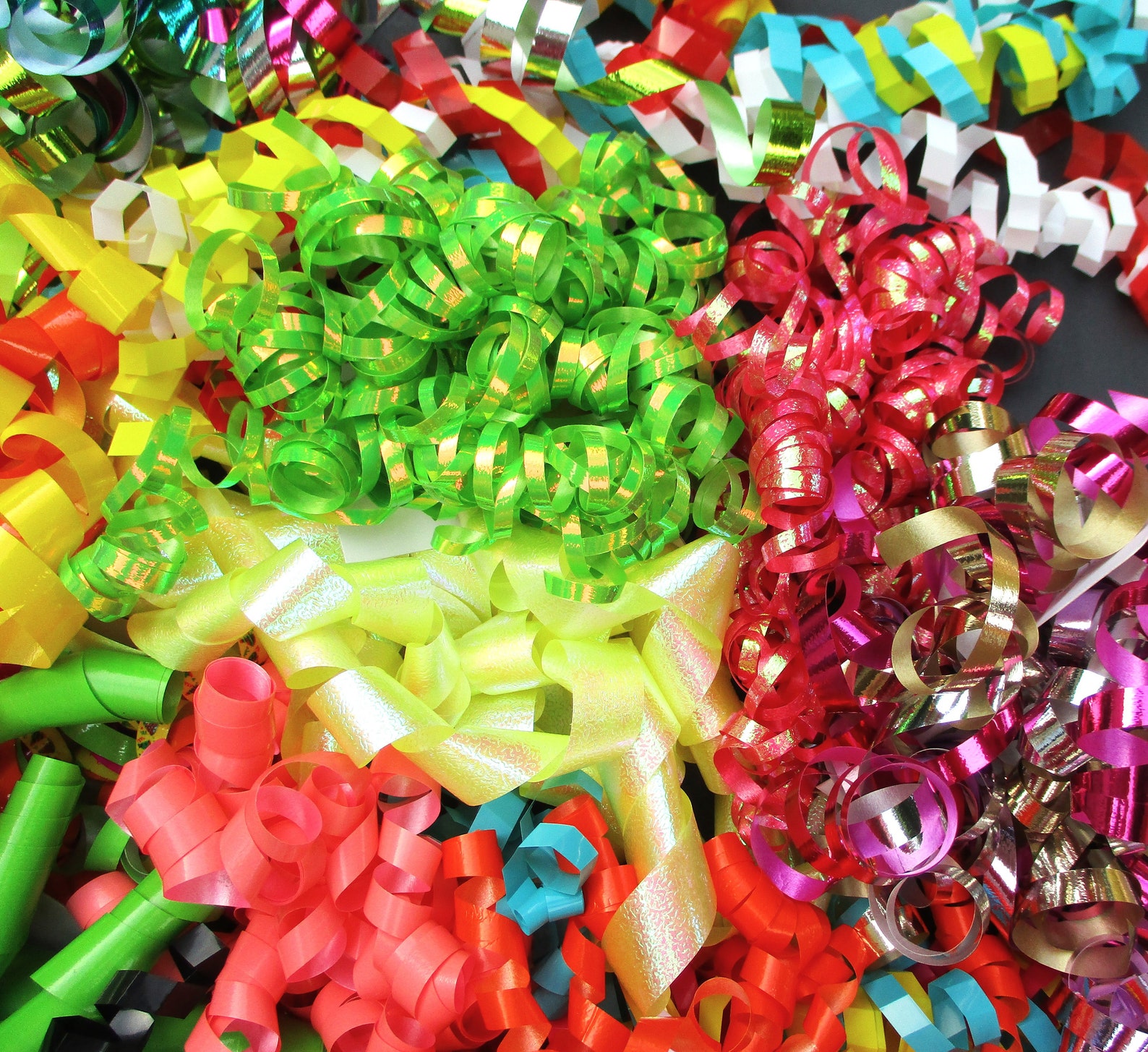 Curly Gift Bows Assorted Colors Box of 21 Etsy