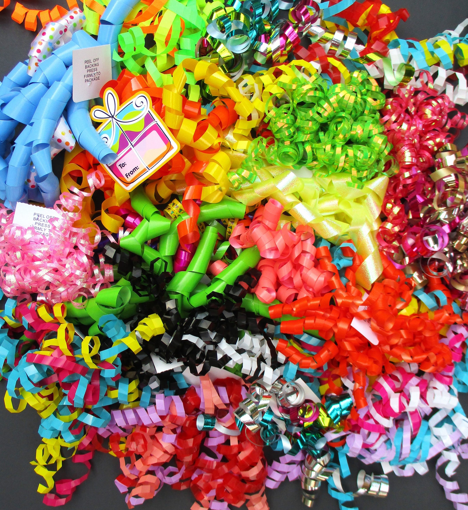 Curly Gift Bows Assorted Colors Box of 21 Etsy