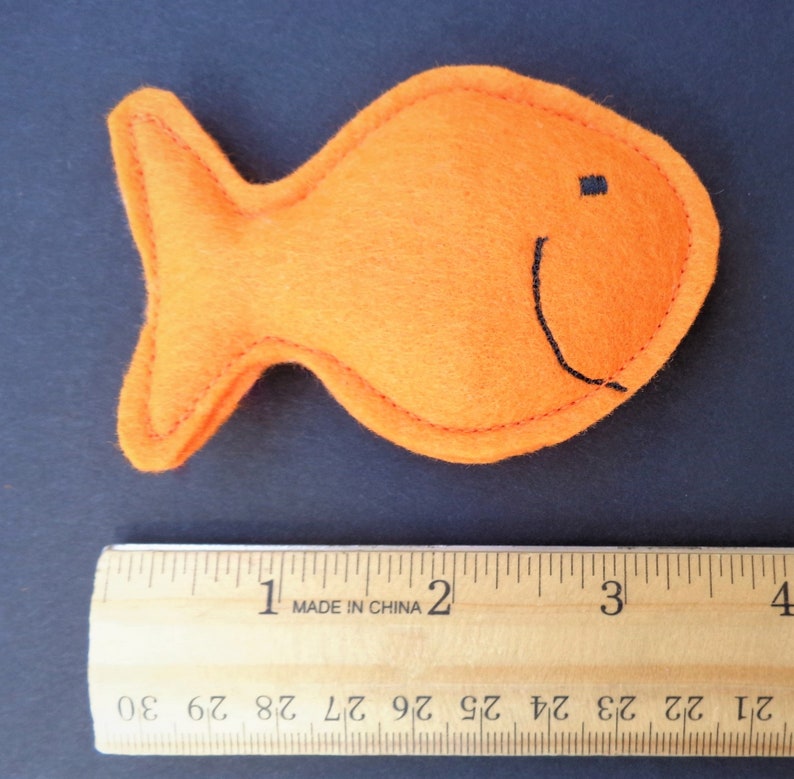 Goldfish Cat Toy Felt Catnip Toys Etsy