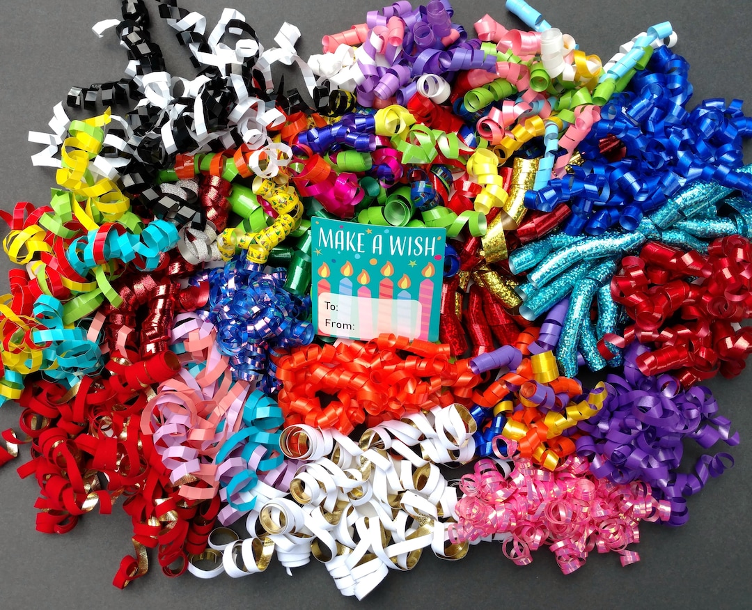 Curly Gift Bows Assorted Colors Box of 20 Etsy