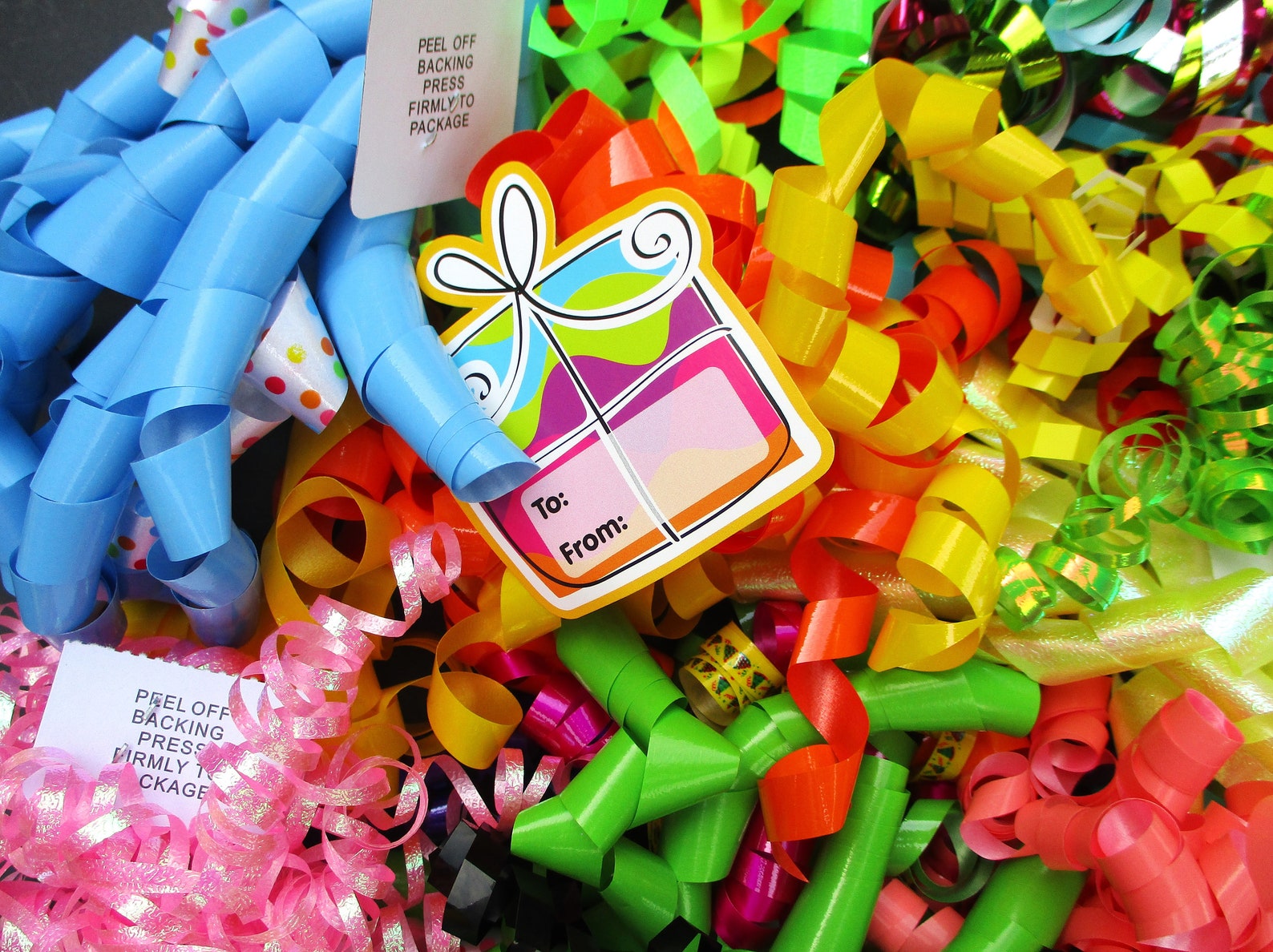 Curly Gift Bows Assorted Colors Box of 21 Etsy