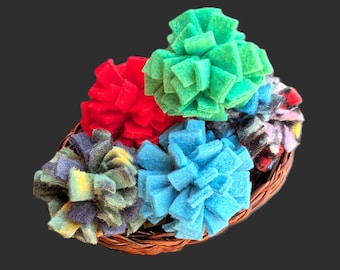 Small Pet Toys, Cat Balls Fleece Pompoms Set of 4