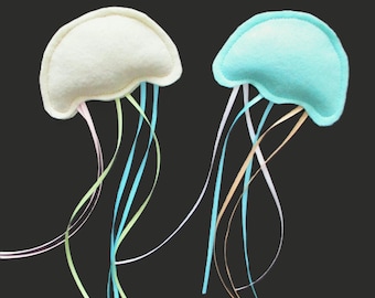 Felt Jellyfish Cat Catnip Toy