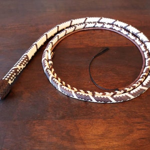 nylon snake whip made to order image 1