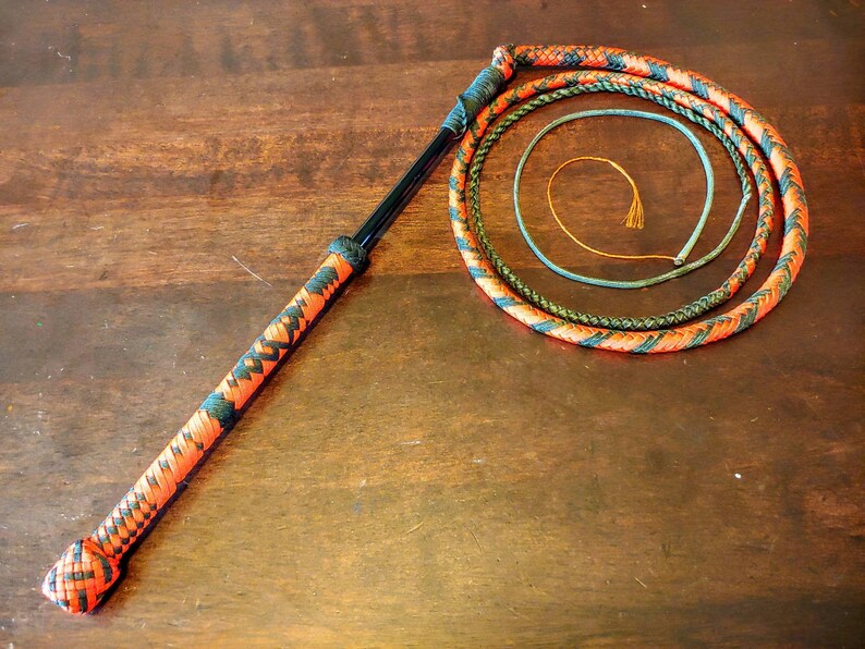 Nylon Stock whip made to order Etsy
