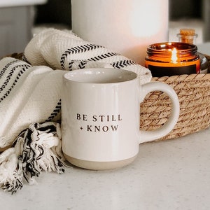 Be Still Know Coffee Mug Psalm 46:10 Scripture Coffee Mug Christian Mug Bible Verse Mug Positive Coffee Mug Bible Study Gift image 8