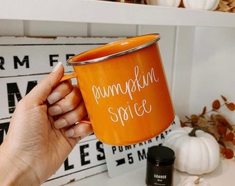 Pumpkin Spice 18oz. Campfire Coffee Mug – Sweet Water Decor