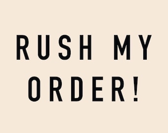 Rush My Sweet Water Decor Order