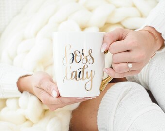 Boss Lady Mug Etsy