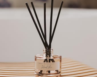 Island Air Reed Diffuser: Tropical Fruit, Orange, Mountain Air Home Fragrance