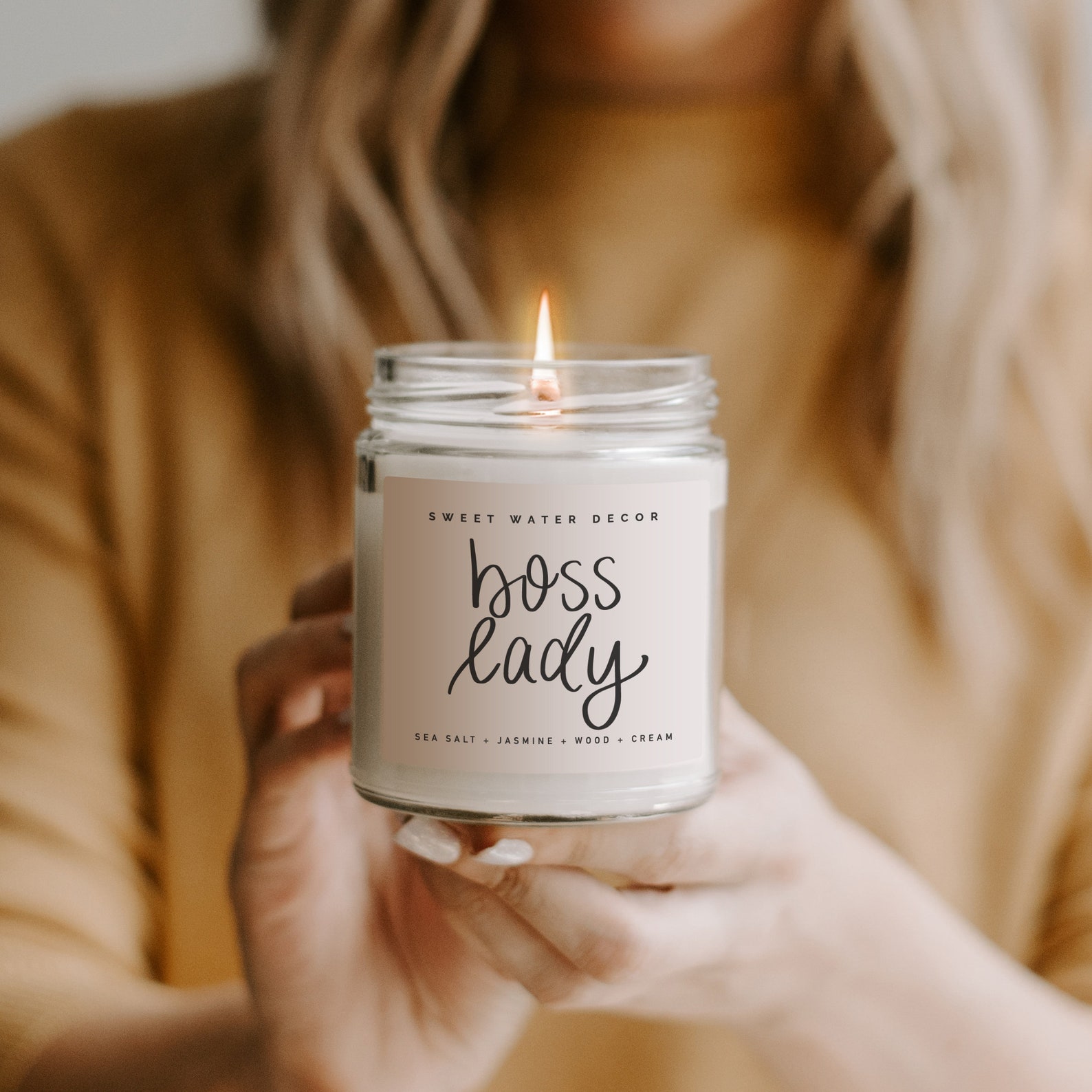 Boss Lady Candle Girl Boss Candle Handmade Soy Candles Etsy