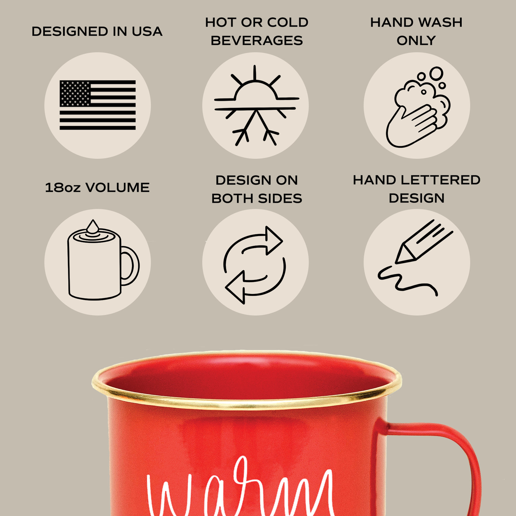 Warm & Cozy – Red Christmas Mug - 139Made, LLC