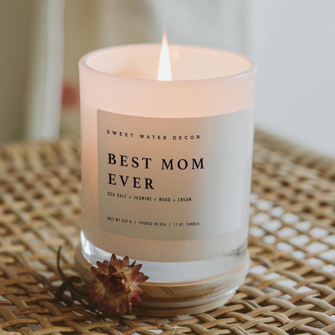 Best Mom Ever Soy Candle: 11 Oz Candle Gift for Mother's Day - Etsy