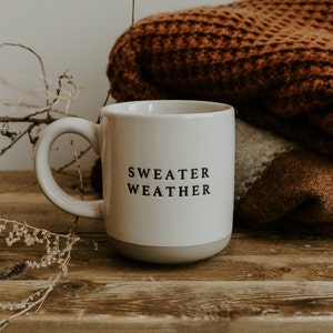 Sweater Weather Coffee Mug | Fall Coffee Mug | PSL Mug | Fall Coffee Cup | Rustic Mug | Birthday Gift | Christmas Gift | Fall Lover Gifts