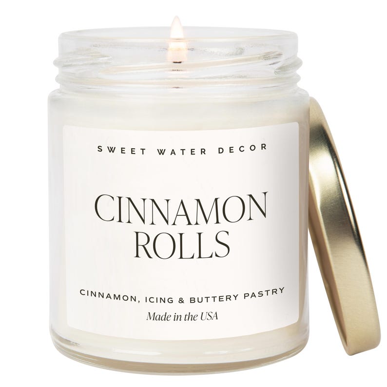 Sweet Water Decor Cinnamon Rolls Candle