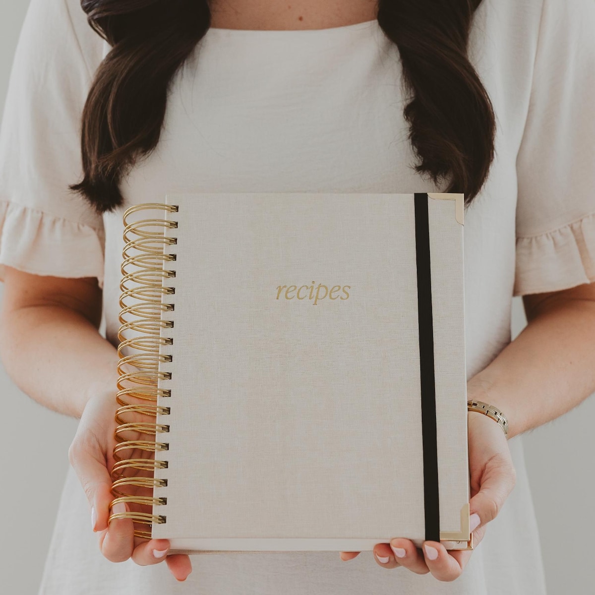 Family Recipe Book: Neutral Hardcover, Spiral Bound Cookbook - Etsy