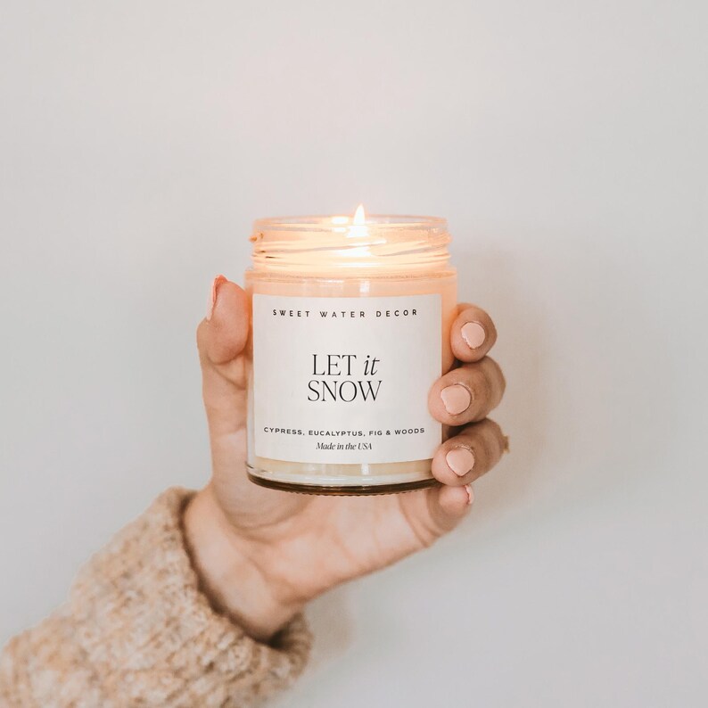 Let It Snow Soy Candle - Thumbnail 5