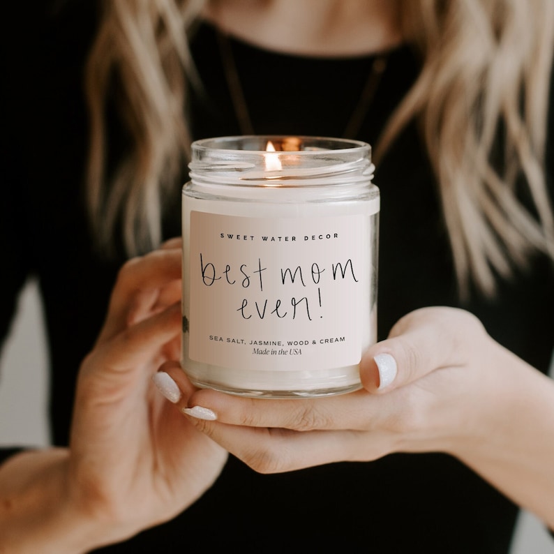 Best Mom Ever Soy Candle - Thumbnail 2