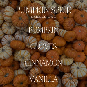 Pumpkin Spice Candle Amber Jar Candle Pumpkin Soy Candle Fall Candle Essential Oil Candles Halloween Pumpkin Spice Season PSL image 7