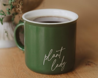 Plant Lady Mug - Plant Lover Gift, Plant Lover Mug - Plant Mom Mug, Crazy Plant Lady Mug - Cute Plant Mug - Gardening Gift for Garden Lovers