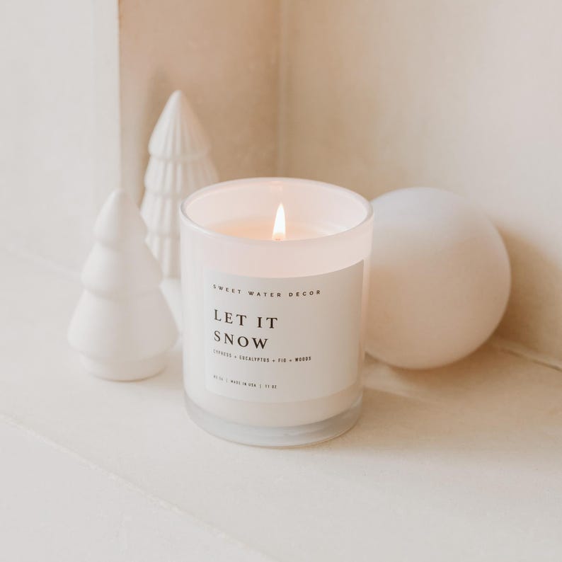 Let It Snow Soy Candle - Thumbnail 2