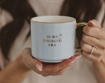 In My Engaged Era Mug - Engaged Mug, Engagement Gift, Bride to Be Gift, Newly Engaged Gift - Future Mrs Mug - Bridal Shower Gift for Bride
