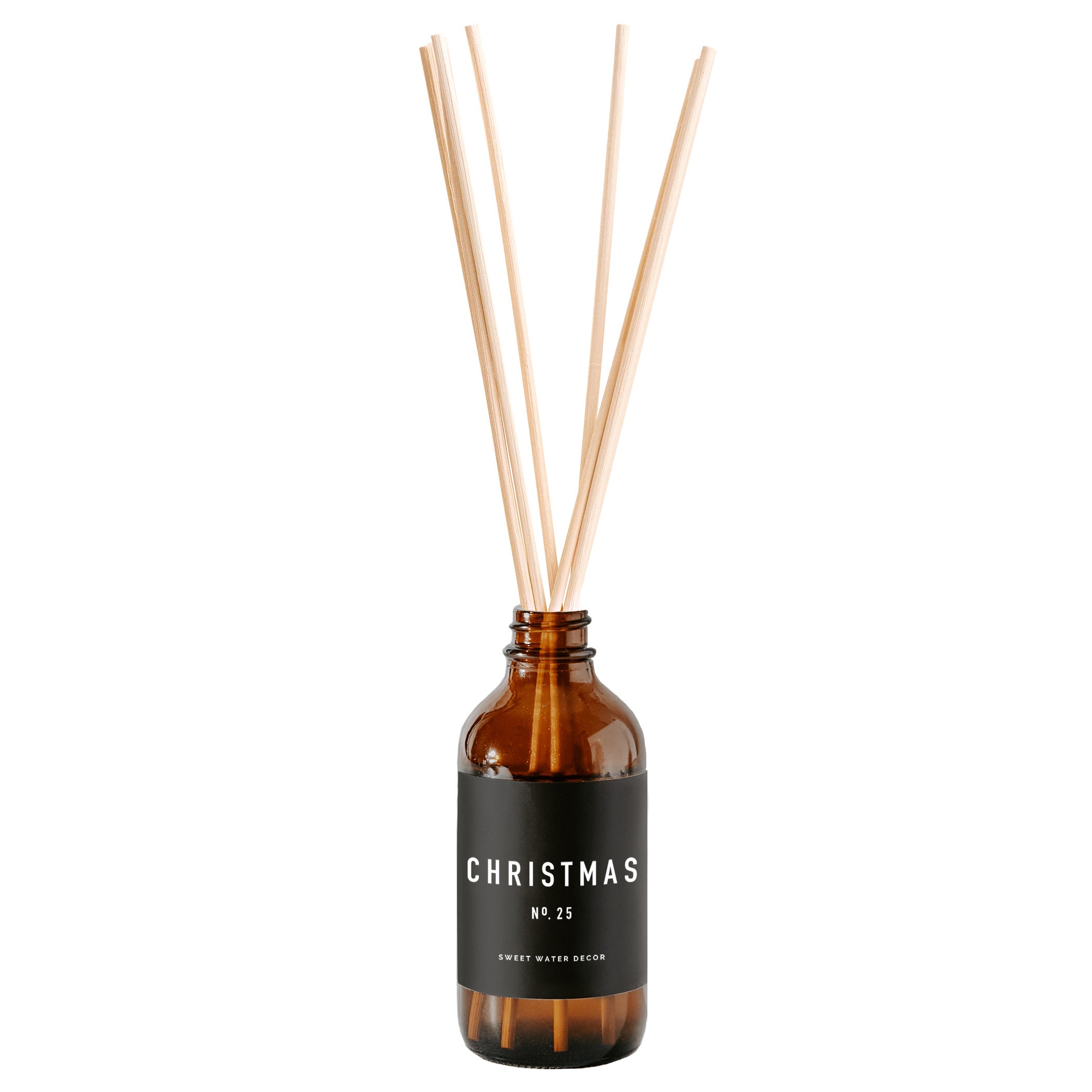 Christmas Amber Reed Diffuser Pine Scented Oil Diffuser Etsy