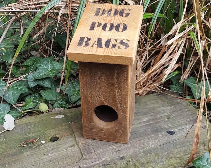 Garden Dog Poo Bag Holder Gift for the Garden Dog Pet Lovers Etsy UK