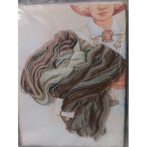 Nadel Treasures Jan Hagara Jody 00558 Diry 00545 Stitchery Kit 1979 10x14" Bild 5