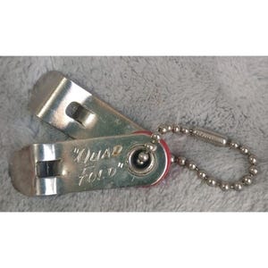 Vintage Vaughan Quad Fold Bottle & Can Opener USA Made Key Chain Folding Pocket