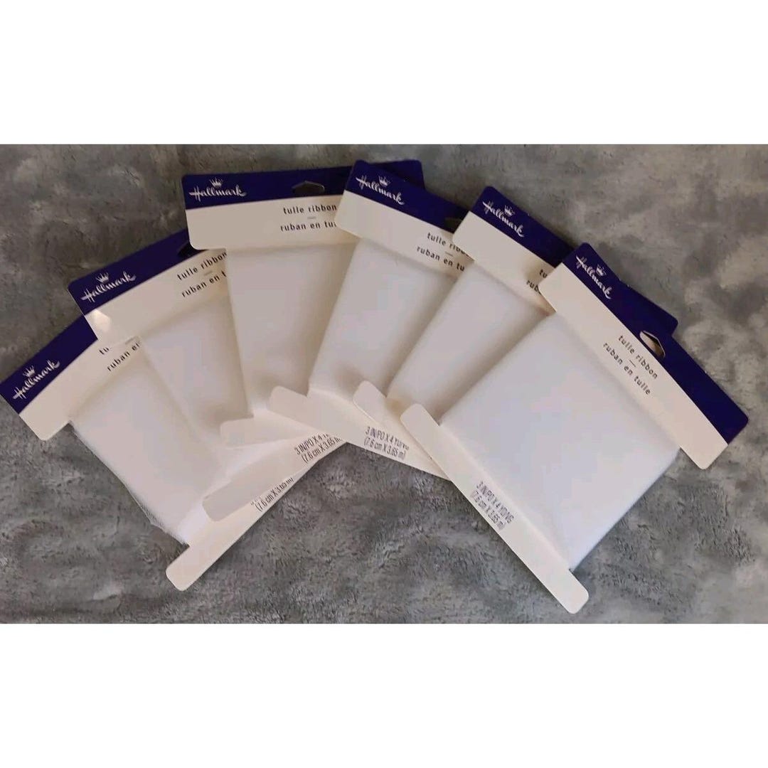 Hallmark White Tulle Ribbon 3